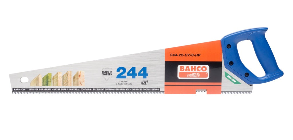 Bahco 244 Saw - 22" 7 TPI