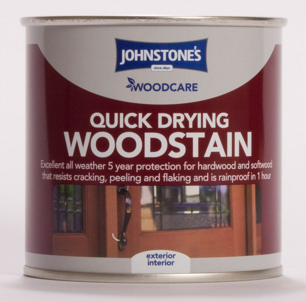 Johnstone's Woodcare Quick Drying Woodstain 250ml - Antique Pine