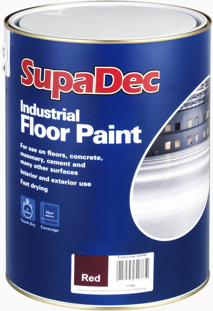 SupaDec Industrial Floor Paint 5L - Tile Red