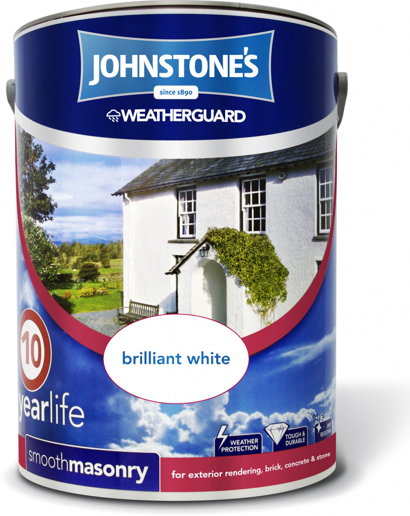 Johnstone's Weatherguard Smooth Masonry 5L - Sandstone