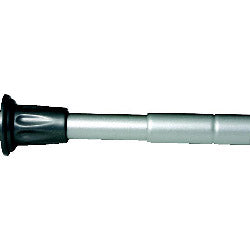 Croydex Shower Curtain Telescopic Rod - 8" 6" Silver