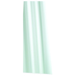 Croydex Textile Shower Curtain - Plain Polyester - White