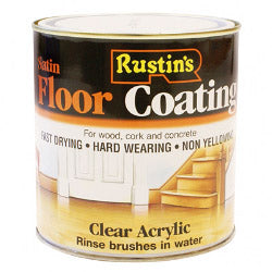 Rustins Quick Dry Acrylic Floor Coating Satin - 1L