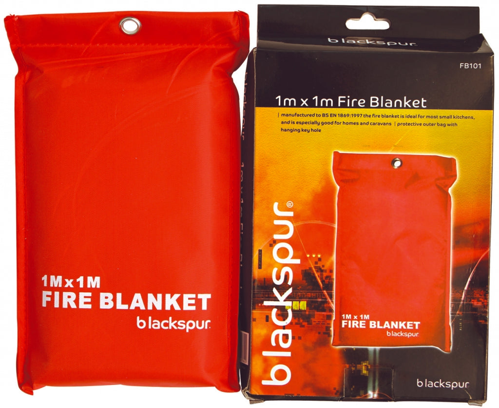 Blackspur Fire Blanket - 1M x 1M