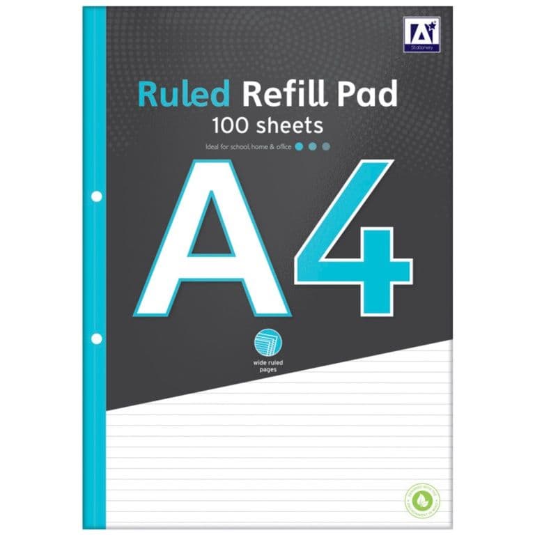 A Star A4 Ruled Refill Pad