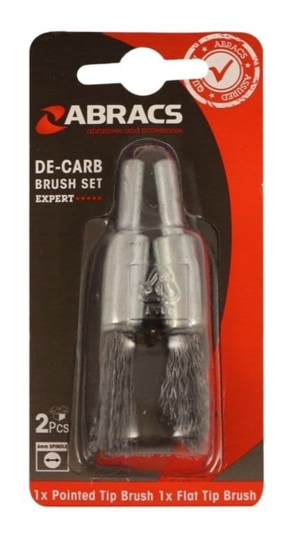 Abracs De-Carb Wire Brush Set - 2 Piece