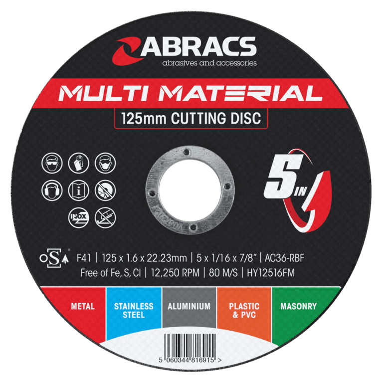 Abracs Multi Material 5in1 Cutting Disc - 125mm
