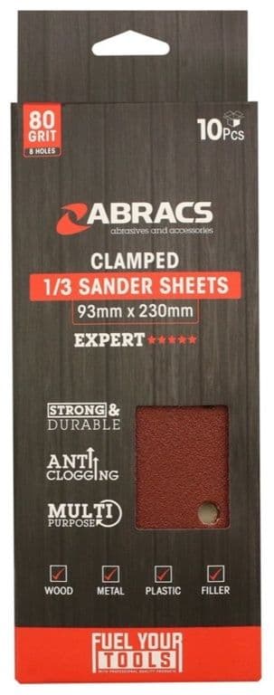 Abracs Orbital Sheet Med - 93 x 230mm 80g