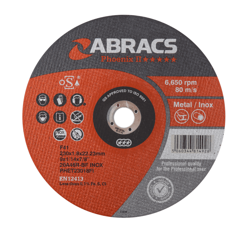 Abracs Phoenix II Extra Thin Cutting Disc - 230mm x 22mm