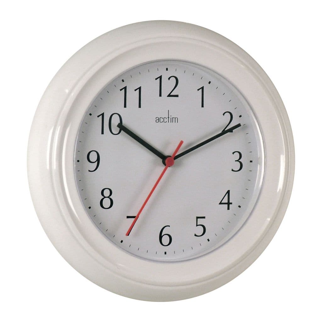Acctim Wycombe Wall Clock - White