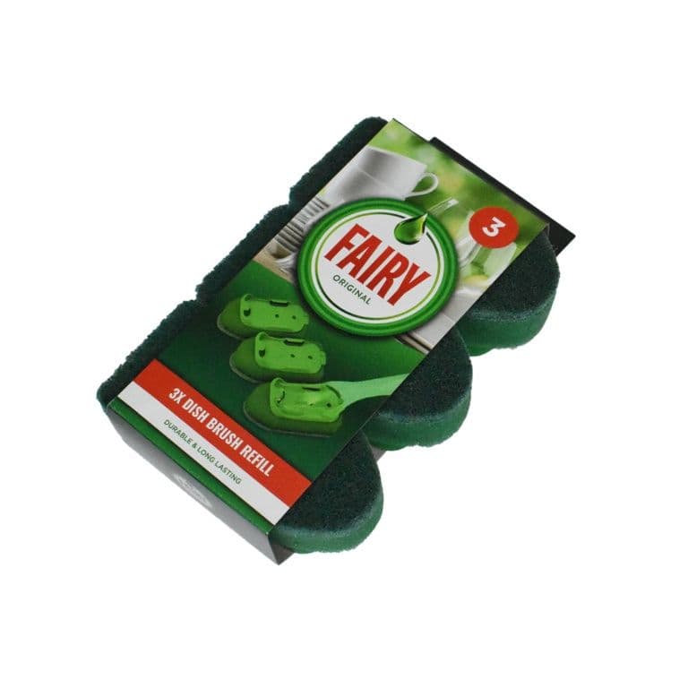 Addis Fairy Dish Brush Refill - Pack 3