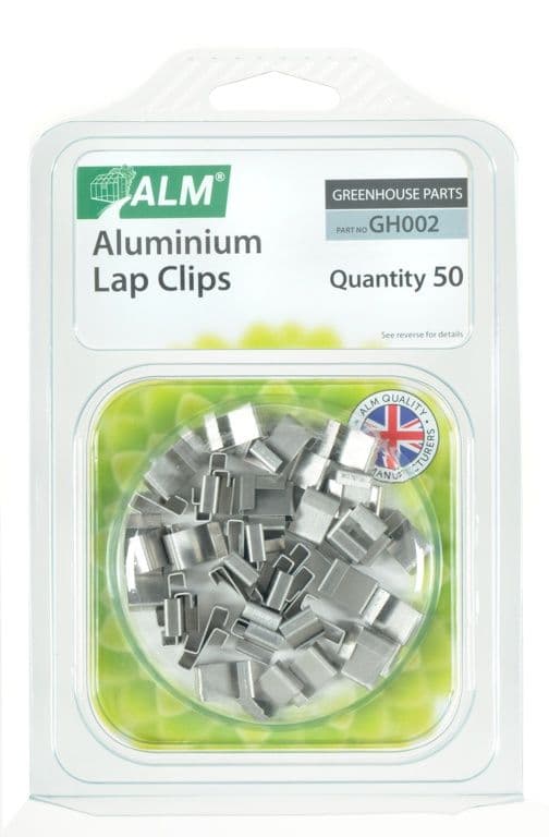 ALM Aluminium Lap Clips - Pack of 50