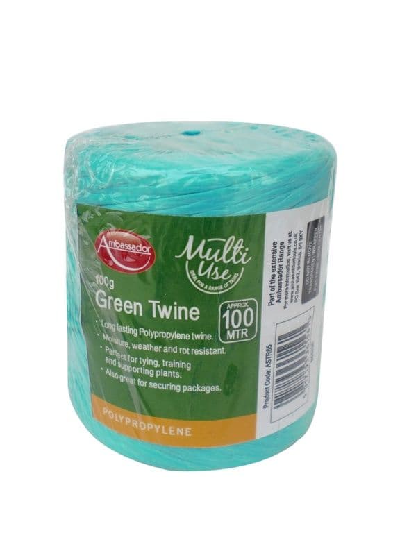 Ambassador Green Poly Twine Spool - 150gm/230m