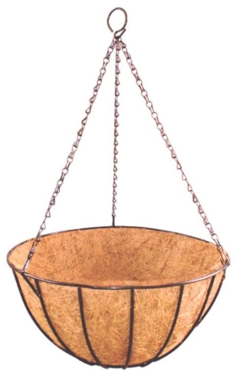 Ambassador Hanging Basket With Coco Liner - 14"