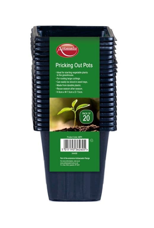 Ambassador Pricking Out Pots - 8cm - Pack 20