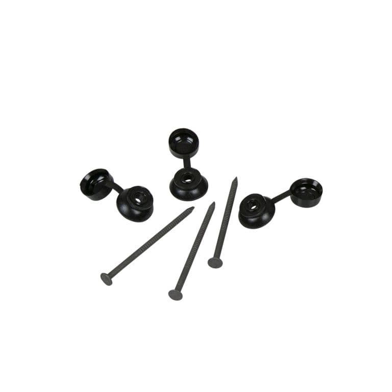 Ariel Coroline Fixings Pack Of 20 - Black