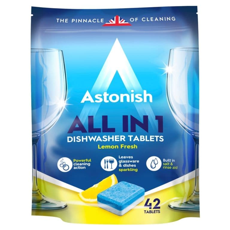 Astonish All In 1 Dishwasher Tablets - 42 Tabs