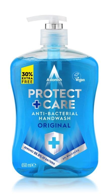 Astonish Protect + Care Antibacterial Handwash - 650ml Original