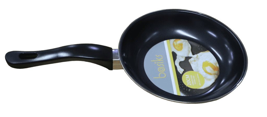 Basiks Carbon Steel Frying Pan Black - 20cm