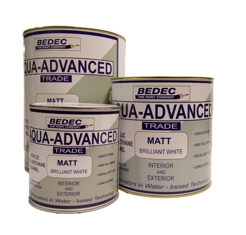 Bedec Aqua Advanced Matt 2.5L - Brilliant White