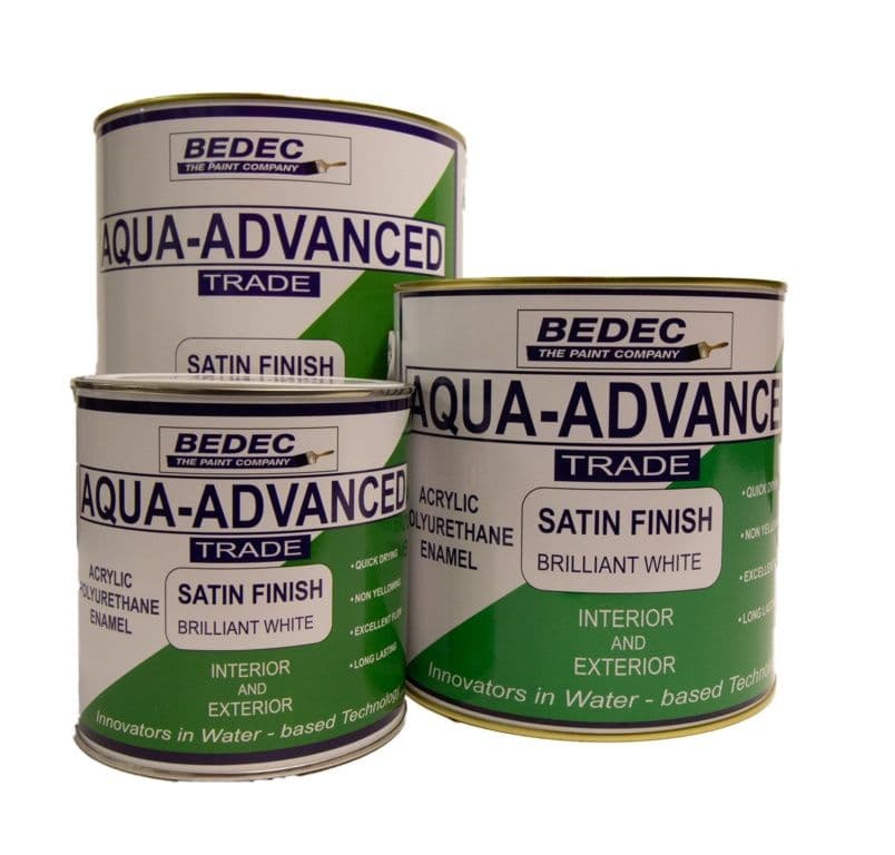 Bedec Aqua Advanced Satin 1L - Brilliant White