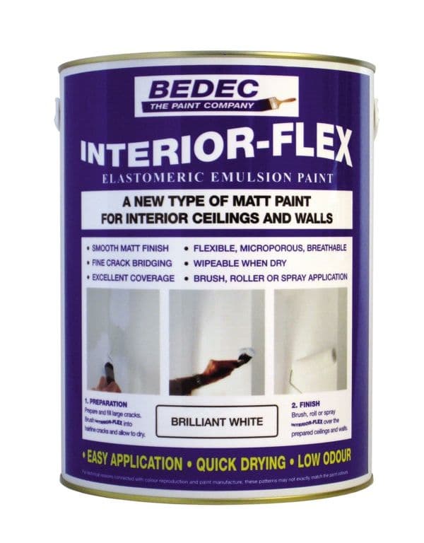 Bedec Interior Flex Matt 2.5L - White