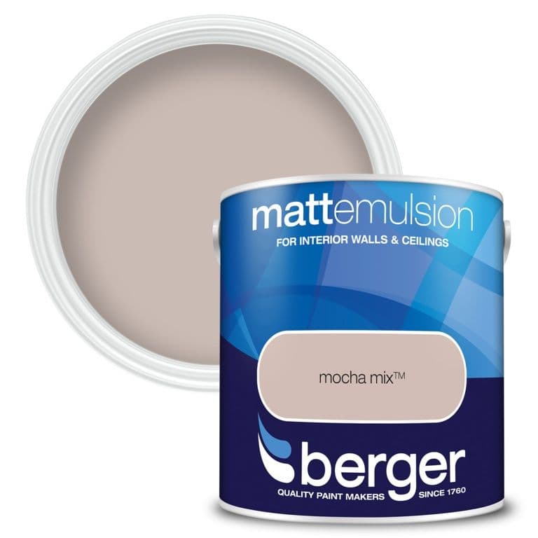 Berger Matt Emulsion 2.5L - Mocha Mix