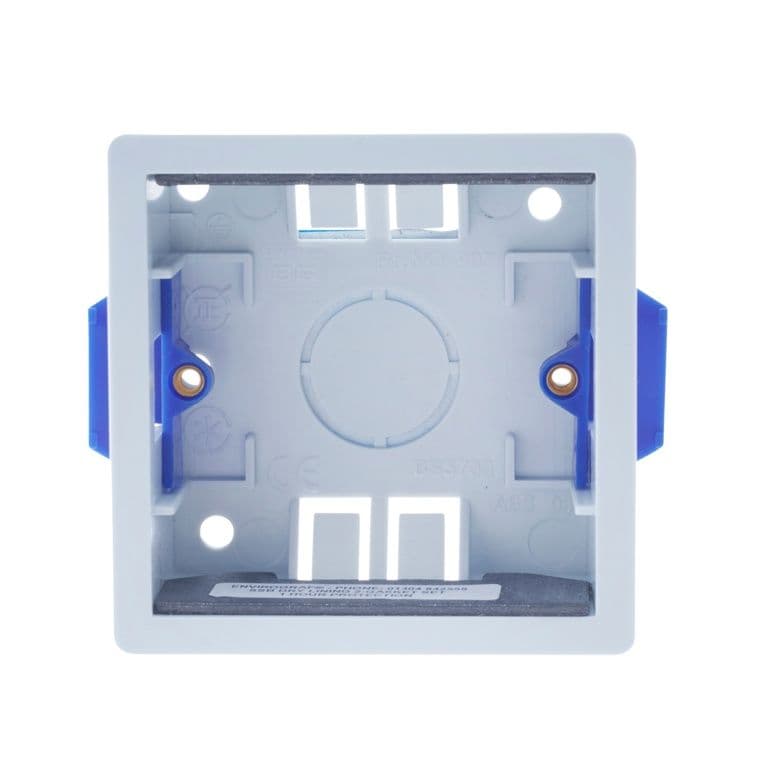 BG Square Dry Lining Box - 1 Gang 35mm