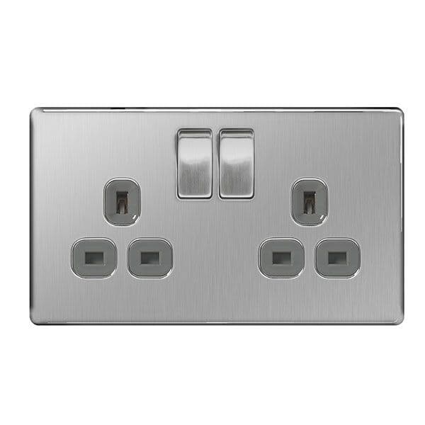 BG Switched Socket 2 Socket Double Pole - 13a