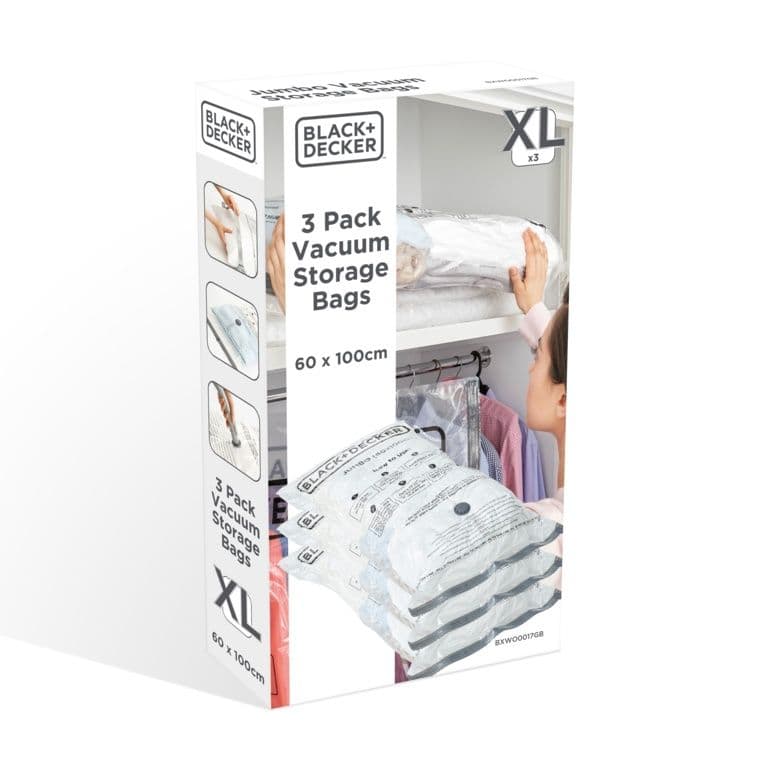 Black & Decker Vacuum Storage Bags - Jumbo 3 Pack