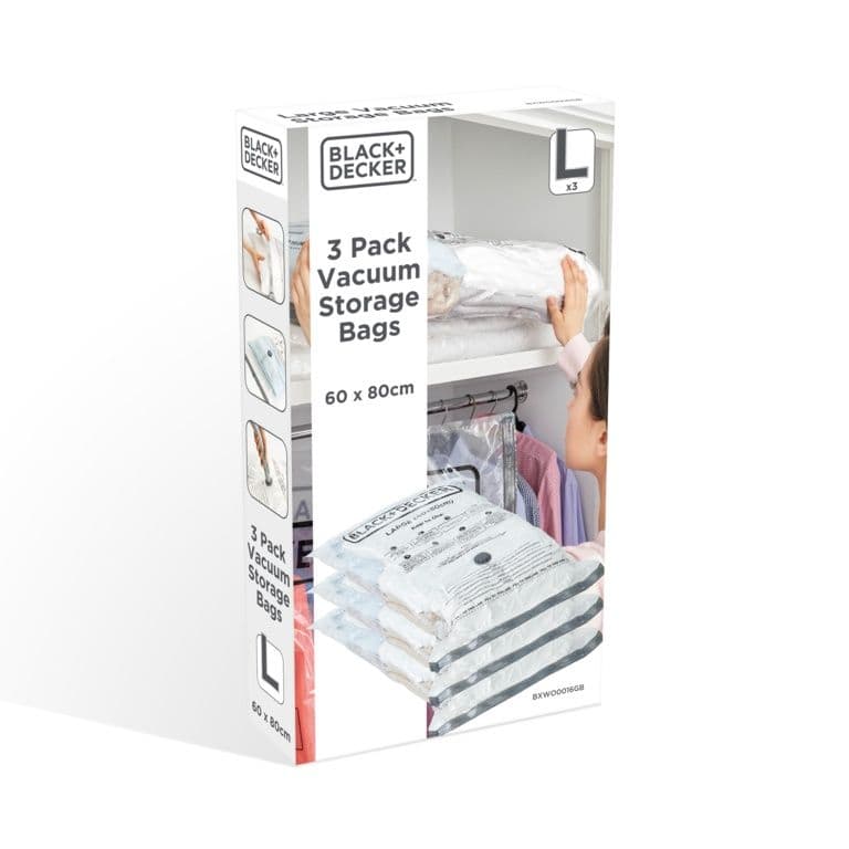 Black & Decker Vacuum Storage Bags - Large 3 Pack