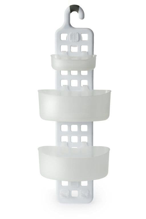 Blue Canyon Adjustable Hanging Shower Caddy - White