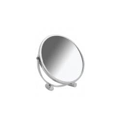 Blue Canyon Chrome Bullet Stand Desk Mirror - Diameter 17cm