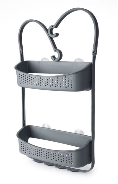 Blue Canyon Double Hanging Shower Caddy - Grey