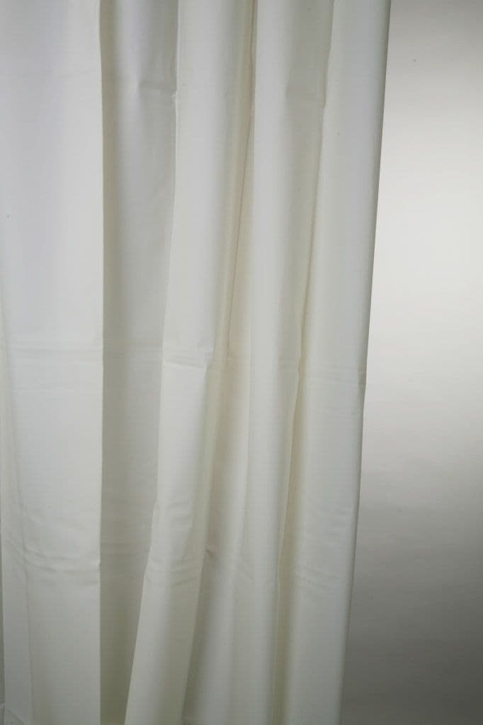 Blue Canyon Peva Shower Curtain 180 x 180cm - Plain White