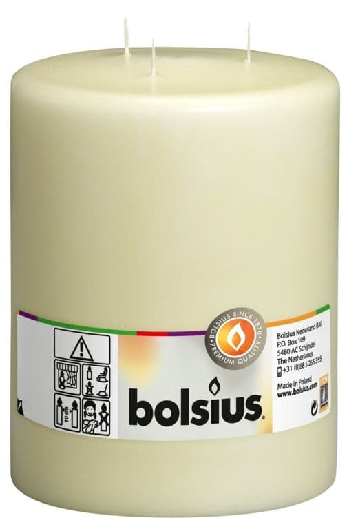 Bolsius Mammoth Candle - Ivory 200/150
