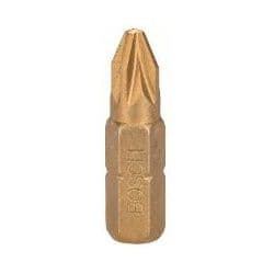 Bosch Extra Hard PZ2 Screwdriver Bits - 25mm, Pack 25