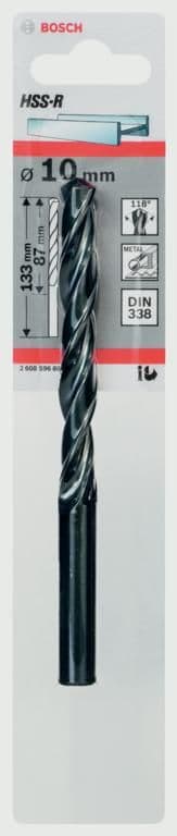 Bosch HSS Twist Point TEQ Drill Bit - 10mm
