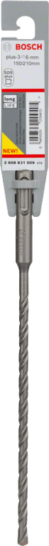 Bosch SDS Plus-3 Hammer Drill Bit - 6 x 150 x 210mm