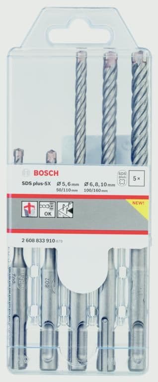 Bosch SDS Plus Set - 5 Piece