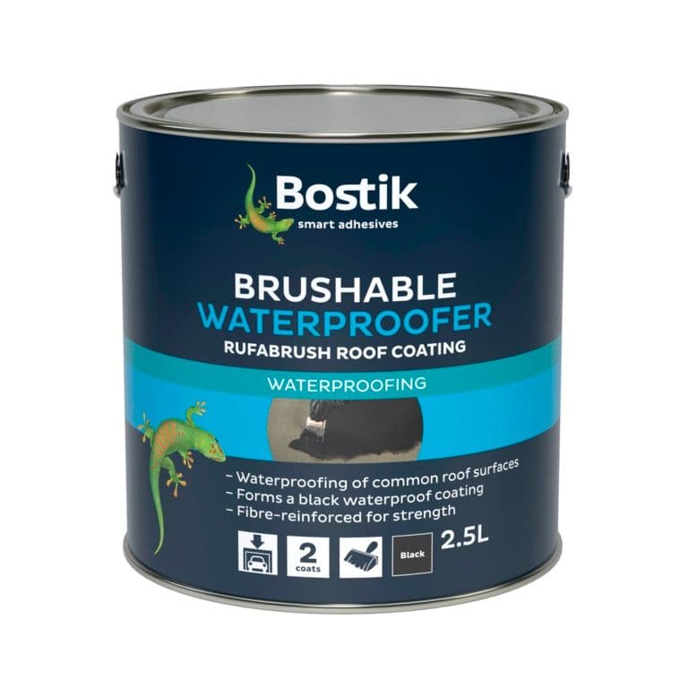 Bostik Brushable Waterproofer For Roofs - 2.5L