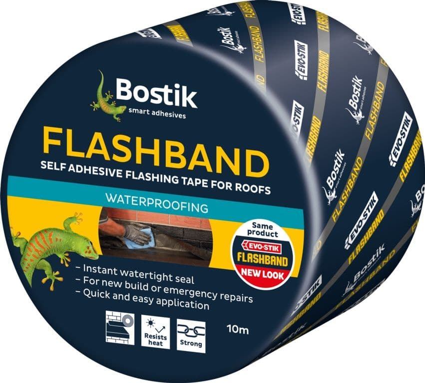 Bostik Flashband Original Finish - 10m x 225mm Grey Finish