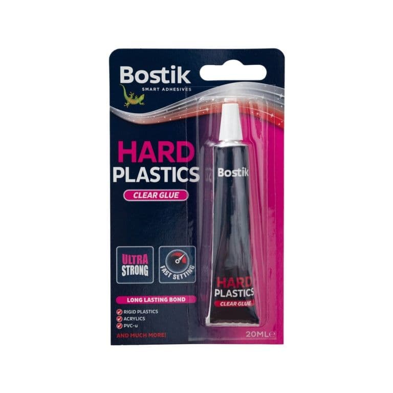 Bostik Hard Plastics Clear Adhesive - 20ml Blister