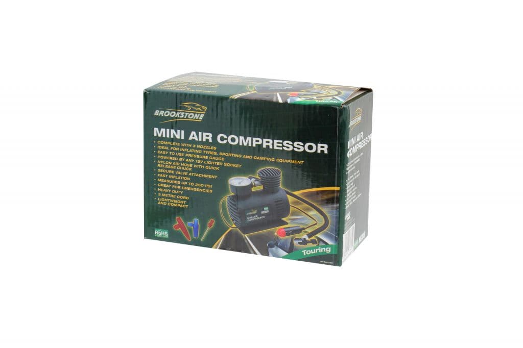Brookstone Mini Air Compressor - 250PSI