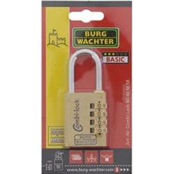Burg-Wächter Light Security 4-Dial Combination Padlock - 40mm