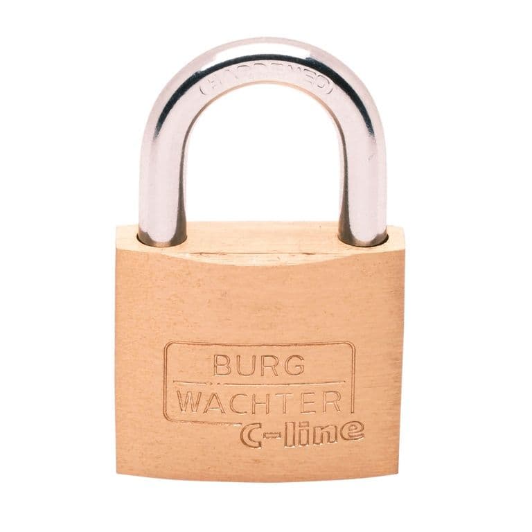 Burg-Wächter Mid Security Brass Padlock - 40mm