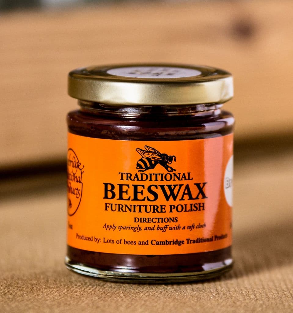 Cambridge Traditional Beeswax Furniture Polish - 142gm Brown
