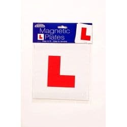 ARVO 2 Pack Magnetic L Plates For Cars – Strong & Thick Learner Plates – No Melting, No Blow Off, Easy To Move Without Scratching Paint – 178mm X