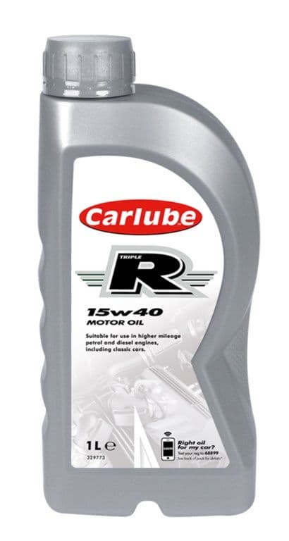 Carlube Triple R 15W-40 High Mile Engine Oil - 1L