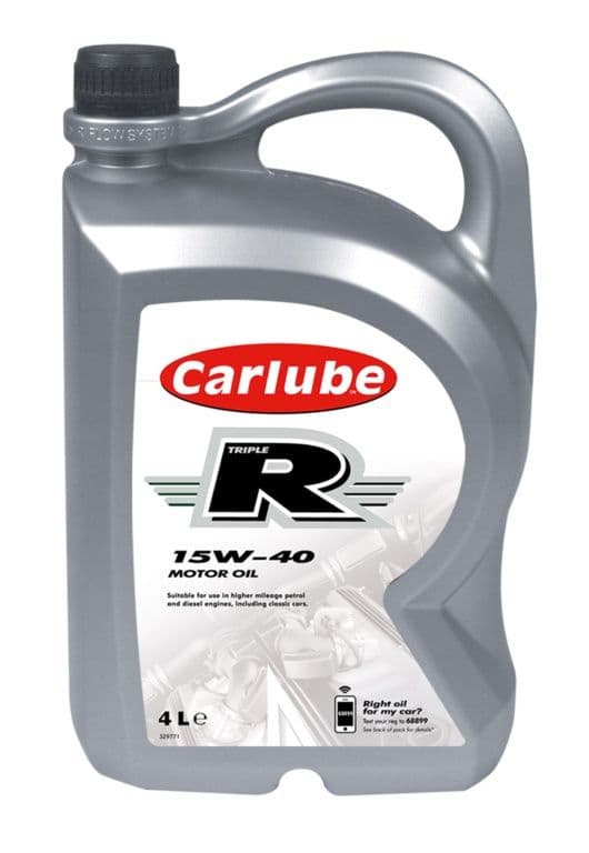 Carlube Triple R 15W-40 High Mile Mineral - 4L